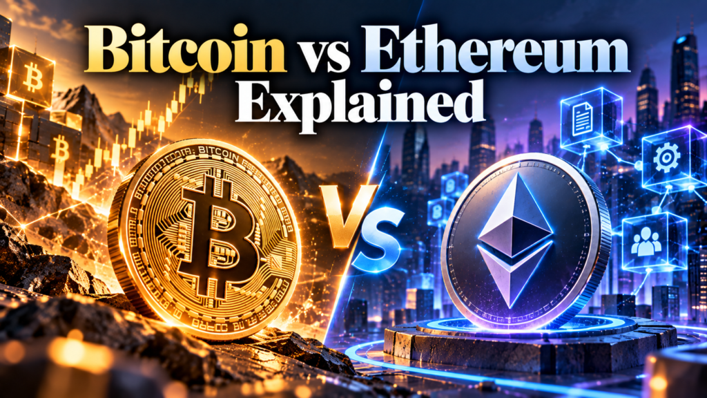 Bitcoin vs Ethereum Explained