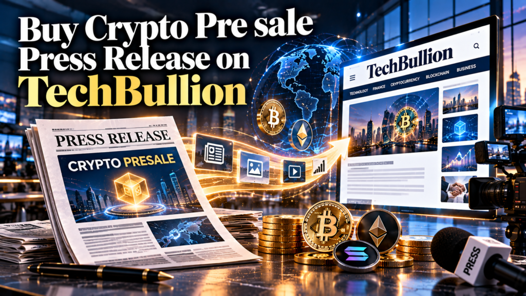 Buy Crypto Pre sale Press Release on TechBullion
