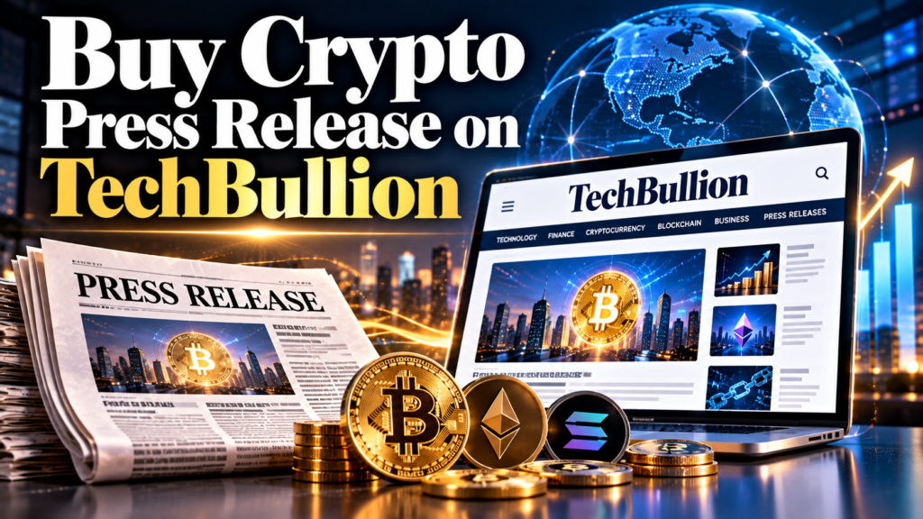 Buy tech-bullion crypto press release